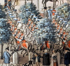 Parade bayerische Truppen in Mannheim 1815 - Detailausschnitt 4