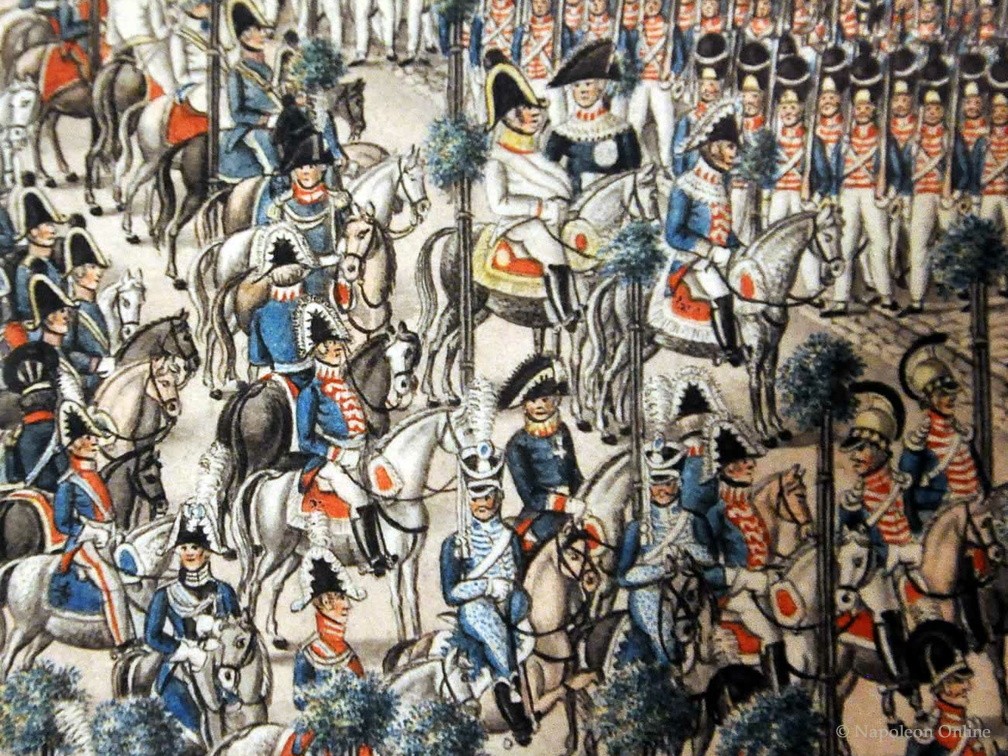 Parade bayerische Truppen in Mannheim 1815 - Detailausschnitt 5