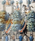 Parade bayerische Truppen in Mannheim 1815 - Detailausschnitt 7