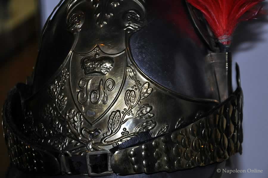 Garde du Corps - Helm (Ausschnitt des Blechs)