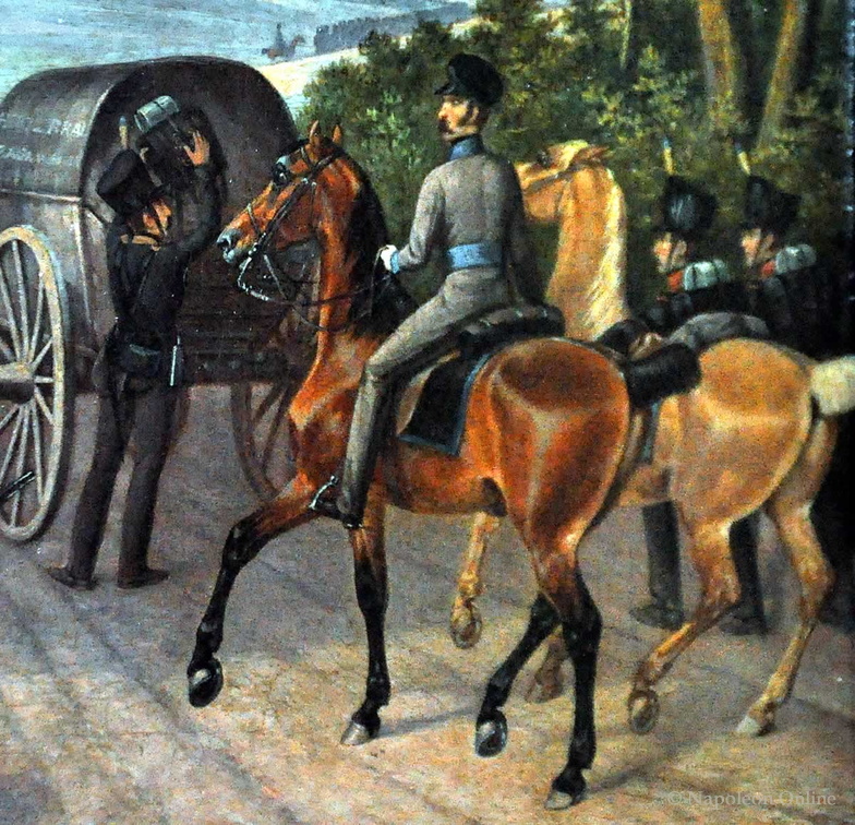 ausmarsch der Braunschweiger 1815 - Rechter Teil