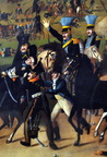 Tod des Herzogs von Braunschweig auf dem Schlachtfeld von Quatre Bras (mittlerer Ausschnitt)