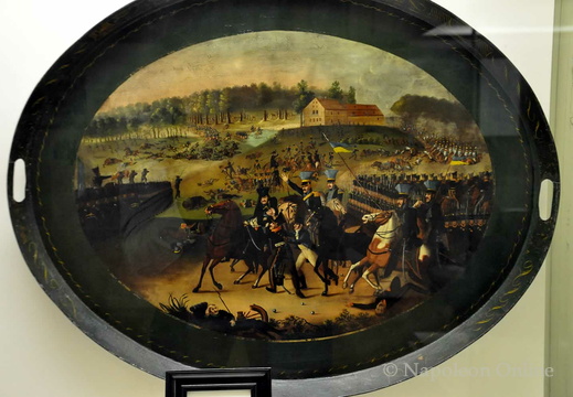 Tod des Herzogs von Braunschweig auf dem Schlachtfeld von Quatre Bras