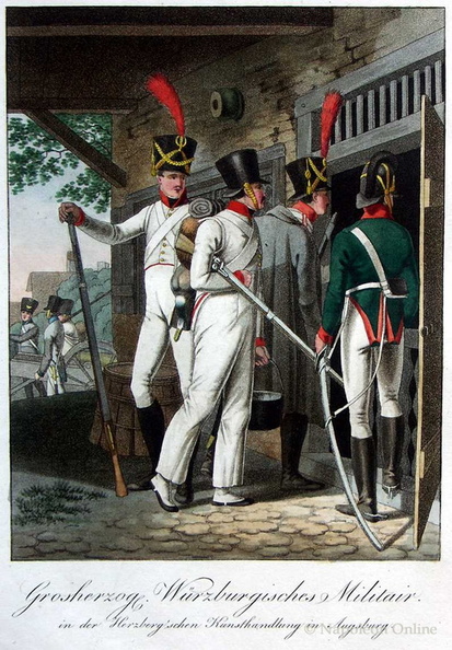Würzburg - Infanterie und Chevaulegers