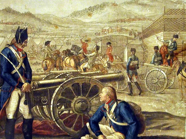 Artillerie im August 1799