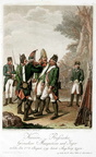 Grenadiere, Musketiere und Jäger im August 1799
