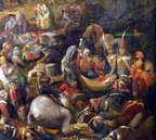 Tag nach der Schlacht von Waterloo - Detail rechter Vordergrund