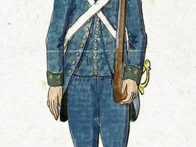 Schweiz - Soldat des Regiments Salis in englischem Dienst