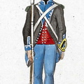Frankreich - Soldat der 14. Leichten Halbbrigade