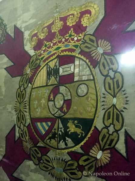 Miliz-Regiment La Laguna - Oberstfahne (Wappenschild)