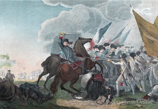 1792-09 Angriff von Republiktruppen auf preußische Kavallerie und Infanterie (Armée des Ardennes)