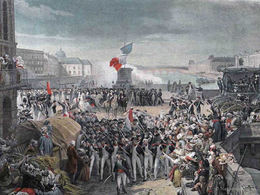 1792-09 Abmarsch der Pariser Nationalgarde zur Armee