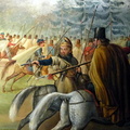Gefecht der französischen 5. Jäger zu Pferd mit russischen Kosaken (rechte Gruppe)