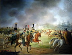 Gefecht der französischen 5. Jäger zu Pferd mit russischen Kosaken