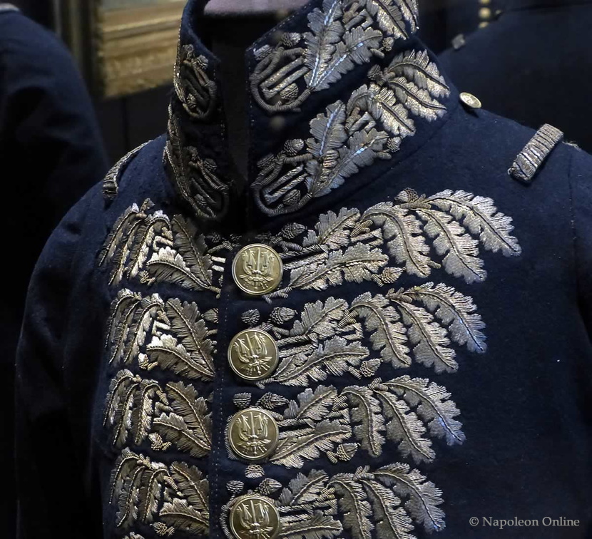 Adjudant-Commandant - Rock der Großen Uniform 1804-1815 (Detail mit Kragen und Knopfreihe)