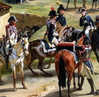 Schlacht von Valmy am 20.9.1792, Gemälde von Emile-Jean-Horace Vernet (Ausschnitt vorne links)