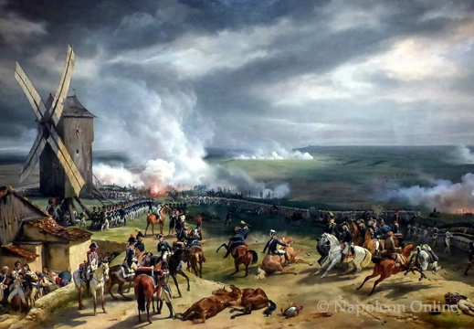 Schlacht von Valmy am 20.9.1792, Gemälde von Emile-Jean-Horace Vernet