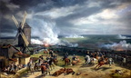 Schlacht von Valmy am 20.9.1792, Gemälde von Emile-Jean-Horace Vernet