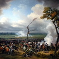 Schlacht von Hanau am 30.10.1813, Gemälde von Emile-Jean-Horace Vernet