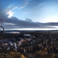 Schlacht von Montmirail am 11.2.1814, Gemälde von Emile-Jean-Horace Vernet