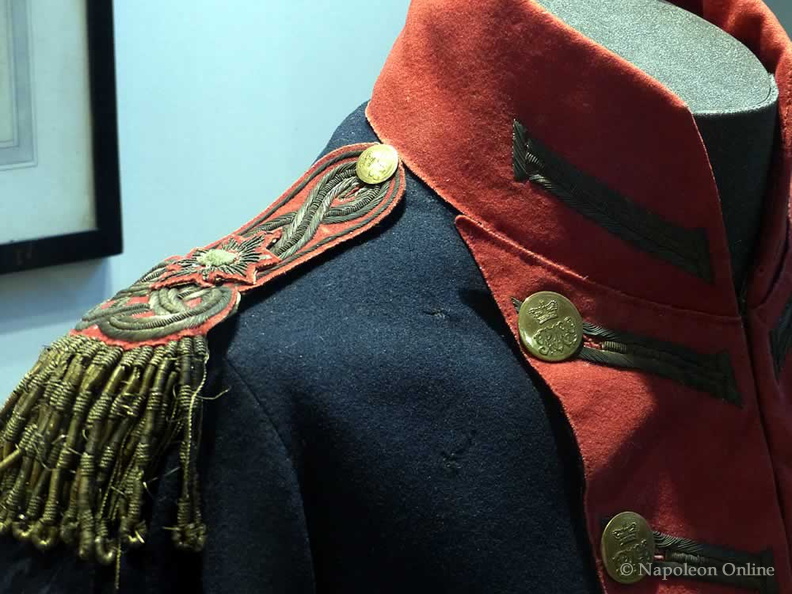 Royal Horse Guards (Blues) - Offiziersrock 1795-1800 (Epaulette und Kragenverzierung)
