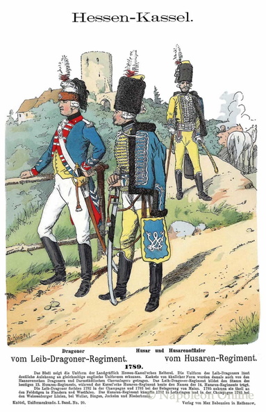 Hessen-Kassel - Kavallerie 1789