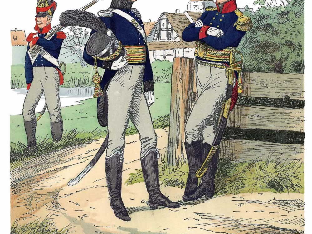 Mecklenburg - Infanterie und Artillerie 1812
