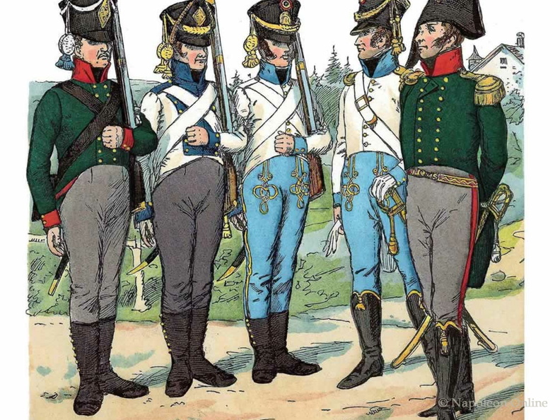 Reuss/Schwarzburg/Waldeck - Rheinbund-Regiment Nr. 6, 1812