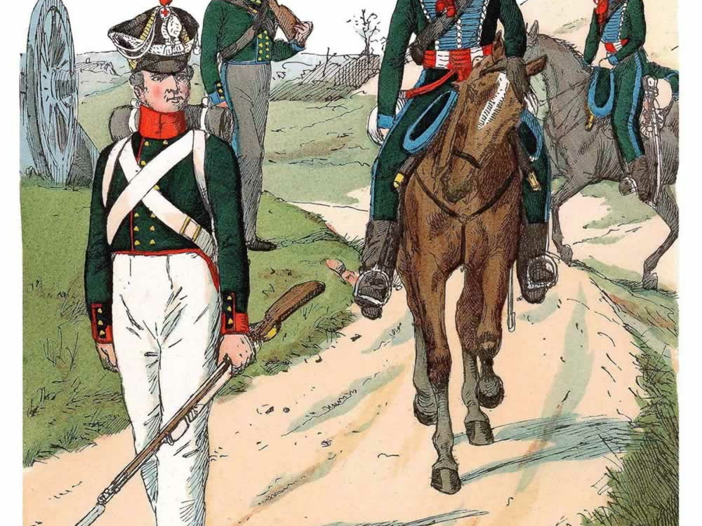 Hanseatische Legion - Infanterie und Artillerie 1814
