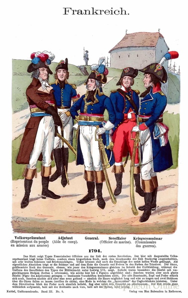 Frankreich - Stab 1794