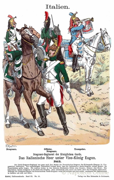 Italien - Dragoner der Garde 1812