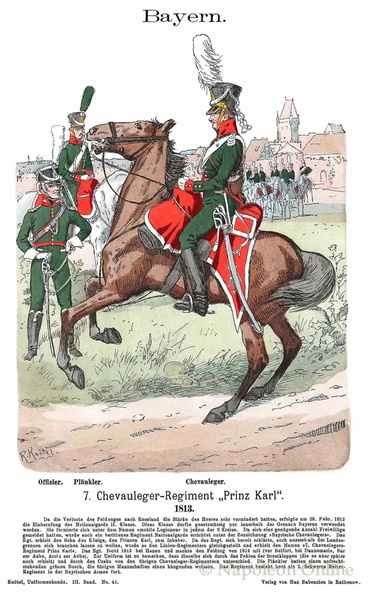Bayern - Chevaulegers-Regiment Nr. 7 Prinz Karl 1813