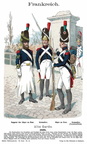 Frankreich - Gardejäger und -grenadiere zu Fuß 1806