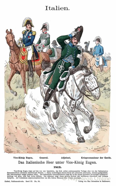 Italien - Generalstab 1812