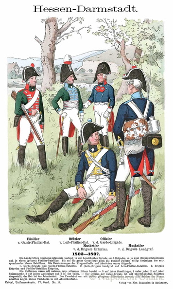Hessen-Darmstadt - Infanterie 1803-1807