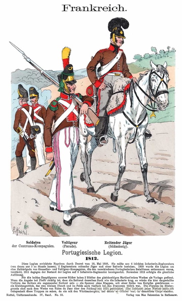 Frankreich - Portugiesische Legion 1812