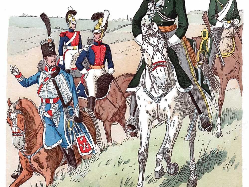 Holland - Belgische Kavallerieregimenter 1815