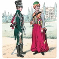 Frankreich - Mamelucken und Gendarmes d'Ordonnances 1806