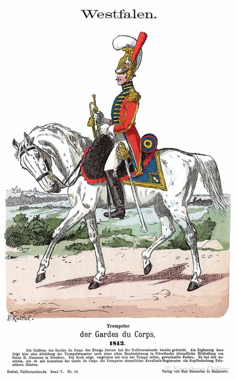 Westfalen - Garde du Corps 1812