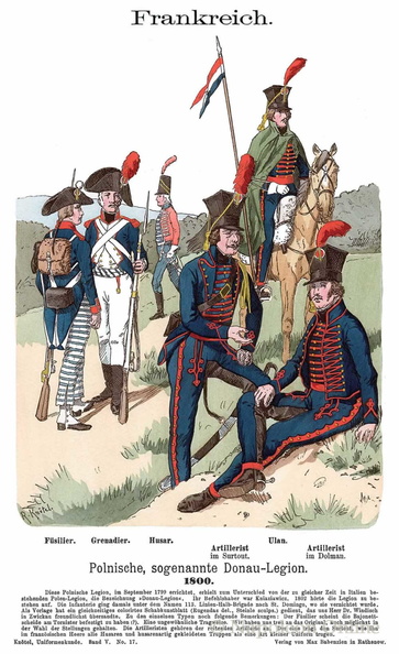 Frankreich - Polnische Legionen 1800