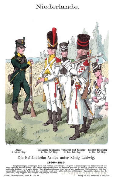 Holland - Leichte und Linieninfanterie 1806-1810