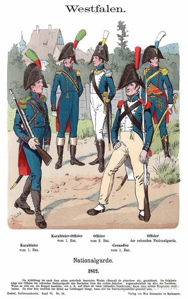 Westfalen - Nationalgarde 1812