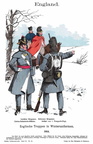 England - Infanterie und Kavallerie in Winteruniform 1814