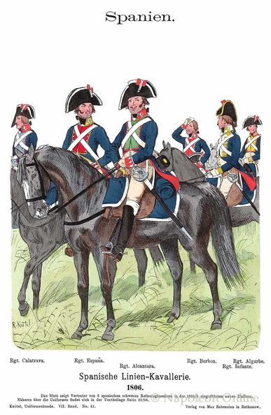 Spanien - Kavallerie 1806