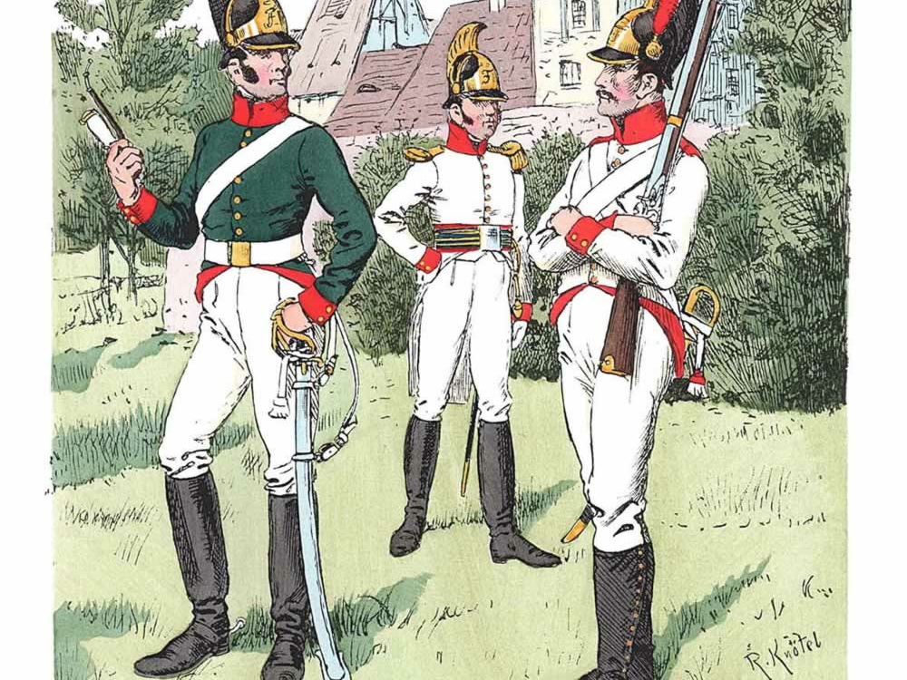 Würzburg - Infanterie und Kavallerie 1807