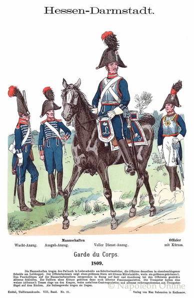 Hessen-Darmstadt - Garde du Corps 1809