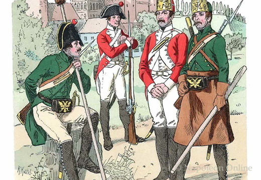 Lübeck - Infanterie und Artillerie 1809