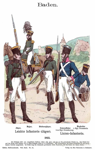 Baden - Leichte und Linieninfanterie 1813