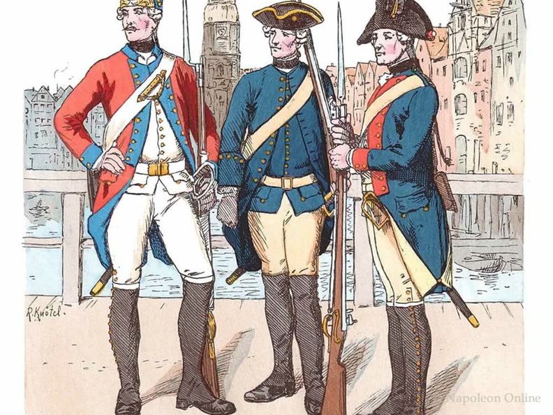 Hamburg - Artillerie und Grenadiere 1772-1795