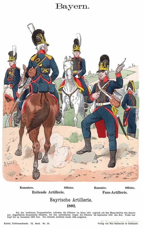 Bayern - Artillerie 1802